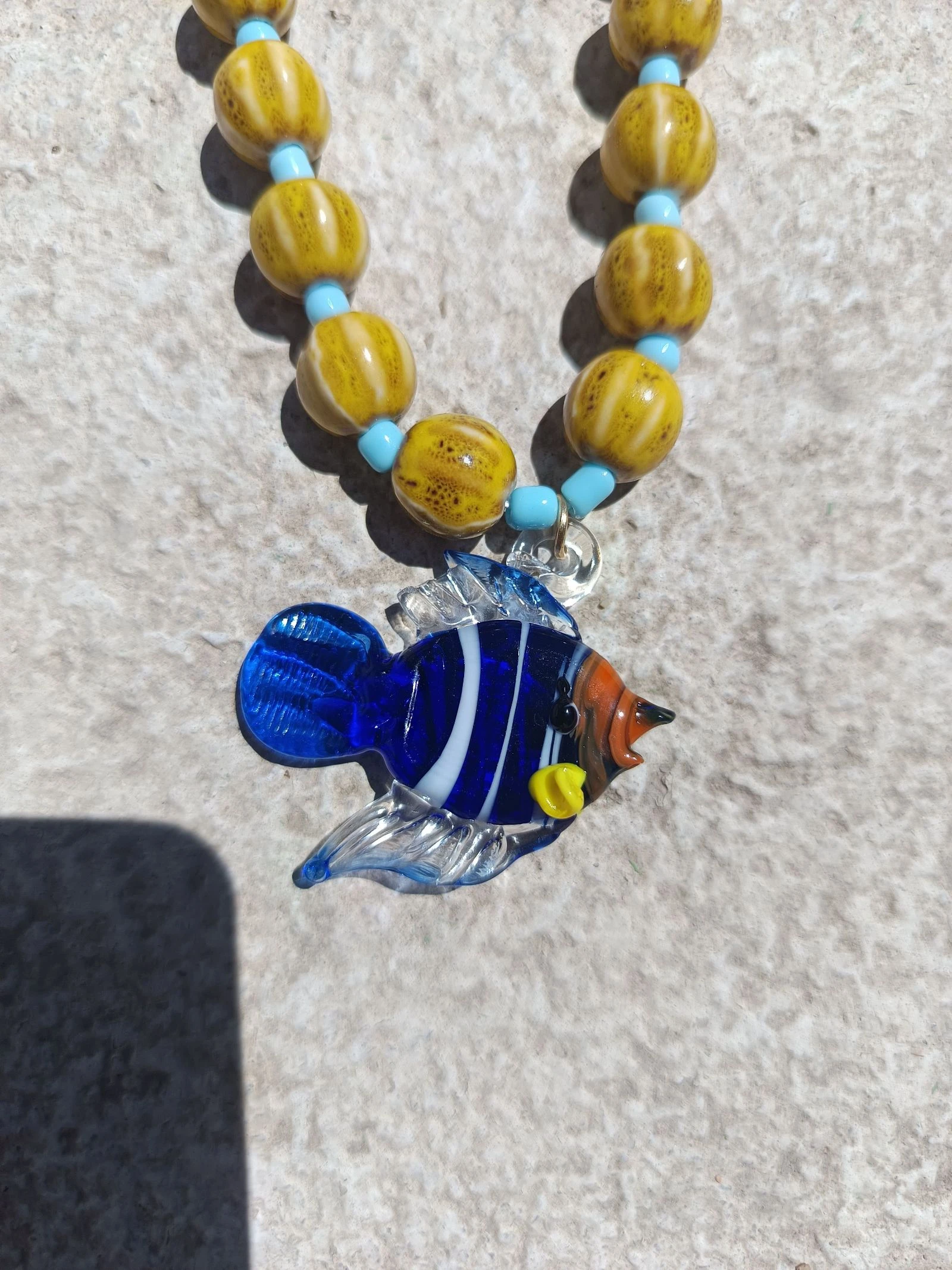 Collar con colgante de pez 🐠. Nuevo  – photo 6
